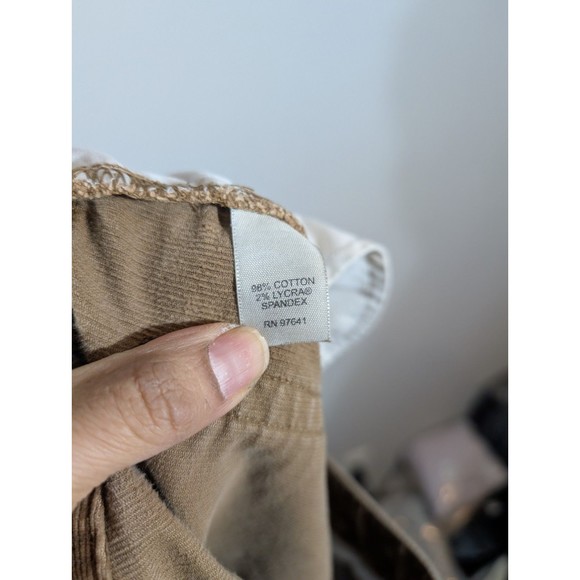 J.Jill Women Brown High-Rise Boot cut Corduroy Pants Sz 14 English Countryside - Picture 7 of 8